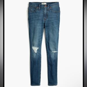 Madewell 10” high rise skinny